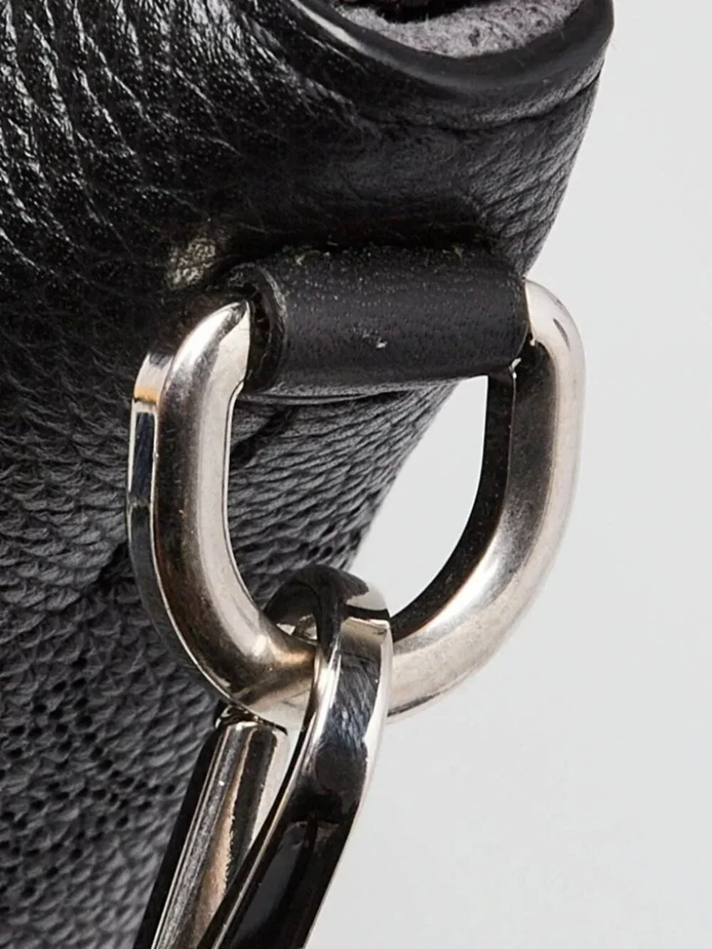 Louis Vuitton Black Mahina Leather Haumea Shoulder Bag